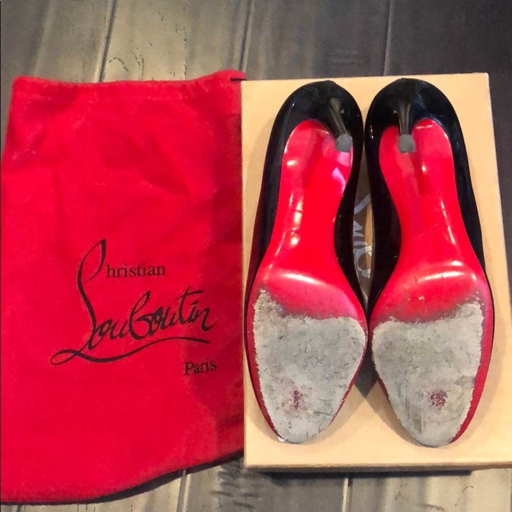 Authentic Christine Louboutin Simple Pump 100 - Picture 4 of 6